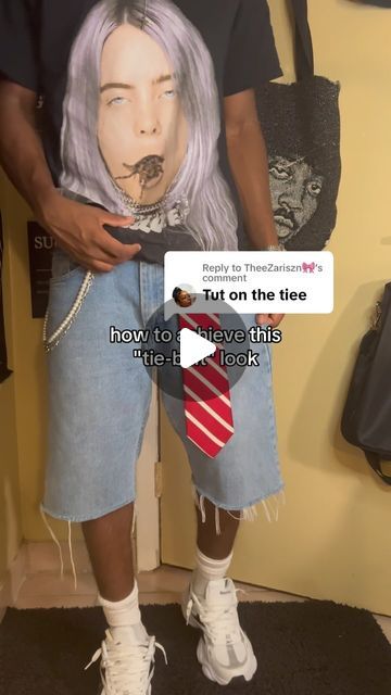 qp on Instagram: "Tie - Belt Tutorial🙏🏾🔥 Would Yall Try This??   #explorepage #tie #belt #stylingtips #style #styleinspiration #fashionstyle #fashioninspo #tutorial" Using A Tie As A Belt, Tie As A Belt, Belt Tie Ideas, Tie Belt, Belt Tying, Fashion Inspo, Style Inspiration, Turn Ons, Mens Outfits