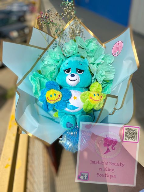 Care Bear Bouquet, Plush Bouquet, Care Bear Plush, Bobo Balloons, 23 Birthday, Brutal Out Here, Care Bears Plush, Ideas Regalo, Cool Electronics