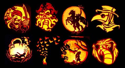 Carving Patterns Free Printable, Scary Pumpkin Carving Patterns, Pumpkin Carving Stencils Templates, Halloween Pumpkin Carving Ideas, Cat Pumpkin Carving, Pumpkin Carving Patterns Free, Halloween Pumpkin Carving, Scary Halloween Pumpkins, Halloween Pumpkin Carving Stencils