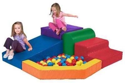 SoftZone Primary Climber With Ball Pool Playcenter - The perfect climber for kids Stages Of Play, Baby Ball Pit, Soft Play Equipment, Church Nursery, Baby Ball, Ball Pool, Play Yard, Play Equipment, Soft Play