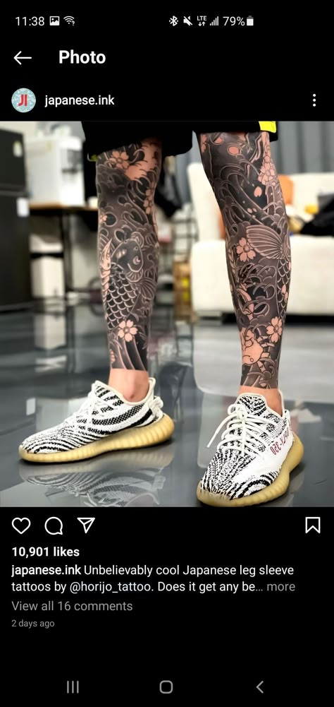 Calf Sleeve Tattoo Men Japanese, Leg Tattoo Men Japanese Style, Japanese Calf Tattoo Men, Leg Japanese Tattoo, Japanese Tattoo Leg Sleeve, Japanese Leg Sleeve Tattoo Men, Full Leg Tattoo Men Japanese, Calf Sleeves Tattoo, Japanese Tattoo Art Leg