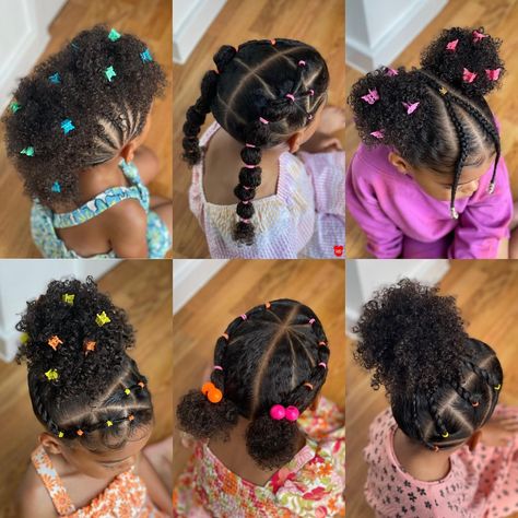 The Curly Hair Coach on Instagram: “May & June Styles ☀️ #hairinspo” Little Black Girls Curly Hairstyles, Cute Little Mixed Girl Hair Styles, Cute Little Black Girls Hair Style, Toddler Hairstyles Girl Curly Mixed Hair, Kids Hair Styles Black, Little Mixed Girl Hairstyles Easy Simple, Mixed Kid Hair Styles, Hairstyles For Mixed Curly Hair Kids, Toddler Hairstyles Girl Curly