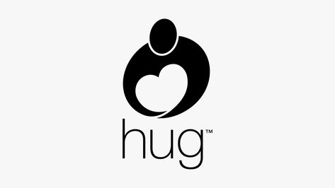 David Brady - HUG Hug Logo, Logo Sketch Design, Doula Logo, Logo Design Health, Logo Sketches, Abstract Logo, Heart Logo, Brand Identity Design, Letter Logo