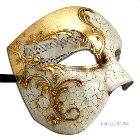 Phantom of the Opera Opera Mask, Venetian Masquerade Masks, Music Of The Night, Venetian Masquerade, Venetian Masks, Cool Masks, Masks Art, Carnival Masks, Masks Masquerade