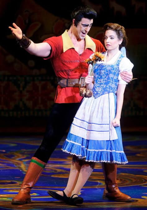 Gaston and Belle "Me" #BeautyAndTheBeast Musical Theatre Outfit, Theatre Outfit Ideas, Gaston And Belle, Theatre Outfit, Beauty And The Beast Costume, Beast Costume, Broadway Costumes, Theatre Geek, Belle Beauty And The Beast