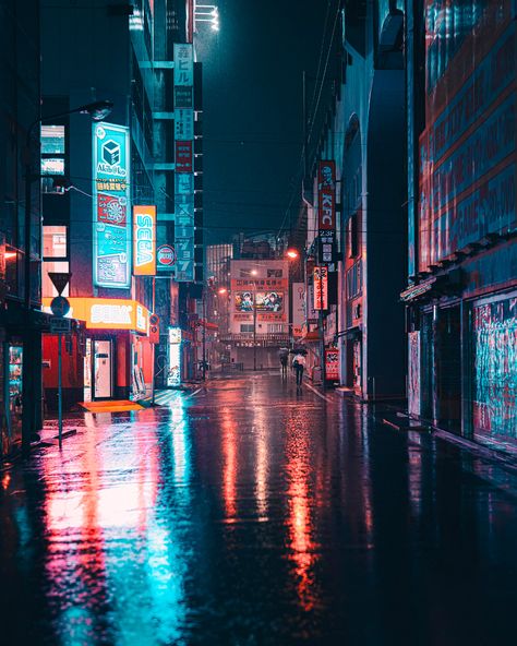 Rainy Tokyo, Tokyo Neighborhoods, Rain Street, Tokyo Photography, Tokyo Photos, Beautiful Dogs Photos, City Rain, Rainy Street, Tokyo Streets