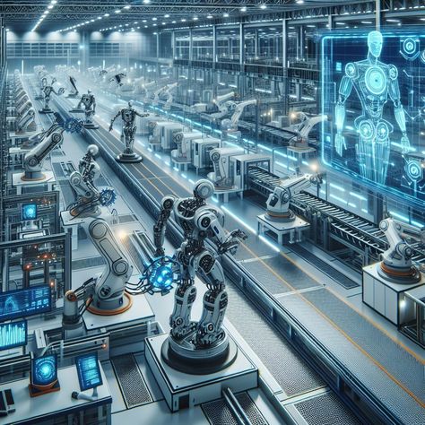 🛠️ AI in Manufacturing: AI-driven robots and predictive maintenance are revolutionizing manufacturing. Imagine factories that run smoothly with minimal human intervention. #AIFactory #Industry Food Factory, Futuristic Factory, Satisfactory Game Factory Design, Sci Fi Factory, Satisfactory Factory Design, Alien Suit, Dystopian Factory, Robot Factory, Future Technology Concept