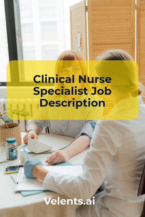 Clinical Nurse Specialist Job Description template includes a detailed overview of the key requirements, duties, responsibilities, and skills for this role. It's optimized for posting on online job boards or careers pages and easy to customize this template for your company. Clinical Nurse Specialist, Clinical Nurse, Job Description Template, Medication Administration, Evidence Based Practice, Acute Care, Nursing Care, Clinical Research, Online Job