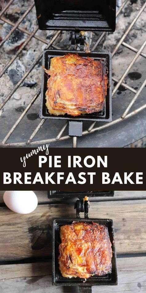 Cast Iron Sandwich Maker Recipes, Campfire Pies Iron Recipes, Breakfast Pie Iron Recipes, Pie Iron Breakfast Recipes, Pie Iron Recipes Campfire, Pie Iron Breakfast, Fire Meals, Mountain Pie Recipes, Camper Recipes