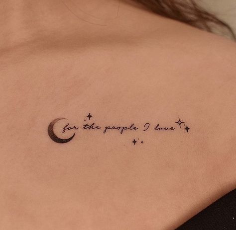 Shoulder Tiny Tattoos For Women, Collar Bone Tattoos For Women Meaningful, Collar Bone Tattoo Quotes For Women, Shoulder Bone Tattoos For Women, Rising Up Tattoo, Under Collar Bone Tattoos For Women, Moon Tattoo Designs Minimalist, Cute Collar Bone Tattoos For Women, Tiny Collar Bone Tattoo