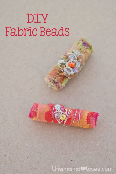 Homemade Mod Podge, Paper Beads Diy, Paper Beads Template, Diy Mod Podge, Diy Fabric Jewellery, Jewelry Fabric, Mod Podge Crafts, Fiber Art Jewelry, Fabric Bracelets