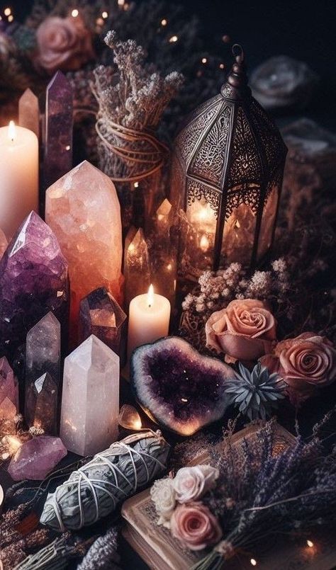 Crystal Background, Crystal Altar, Healing Room, Meditation Corner, Witch Spirituality, Witchy Aesthetic, Crystal Aesthetic, Witchy Wallpaper, Beauty Magic