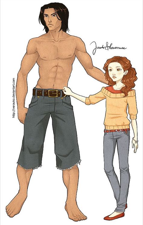 Twilight Fanart, Jacob And Renesmee, Twilight Art, Twilight Story, My Protector, Twilight Poster, Fantasy Romance Art, Twilight Renesmee, Wolf People