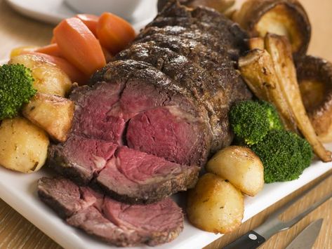 Best Roast Beef Recipe, English Roast, Roast Dinner Recipes, Sweet Potato Ground Beef, Potato Ground Beef, Beef Rib Roast, Best Roast Beef, Venison Roast, Roast Beef Dinner