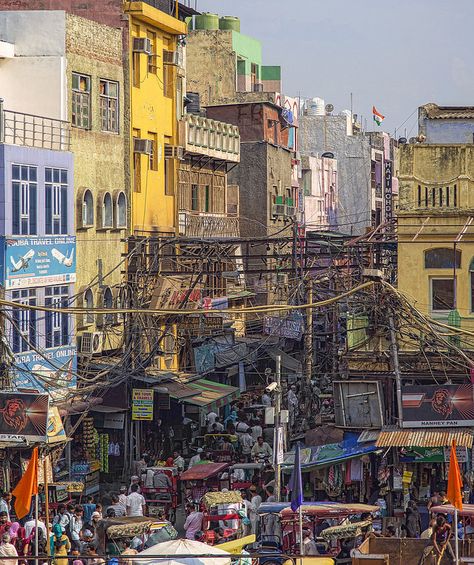 Chandi Chowk Delhi India, Chandni Chowk Photography, Delhi Pics, Delhi Chandni Chowk, Delhi Market, Old Delhi, India Street, Delhi Travel, Chandni Chowk