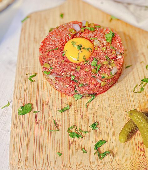 Recette Steak tartare - Blog de MaSpatule.com Steak Tartare, European Recipes, Steak