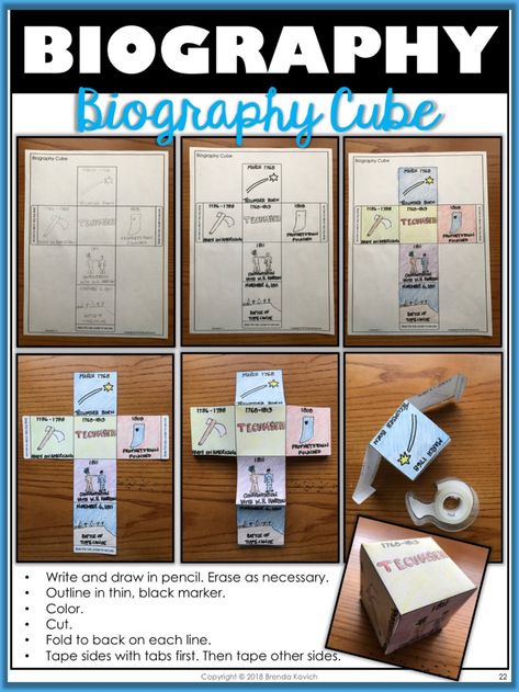 5 Quick and Easy Biography Crafts to Try for Your Genre Study Biography Project Elementary, Biography Activities, Biography Lesson, Biography Book Report, Bio Project, Biography Activity, Biography Writing, Esl Writing, Biography Template