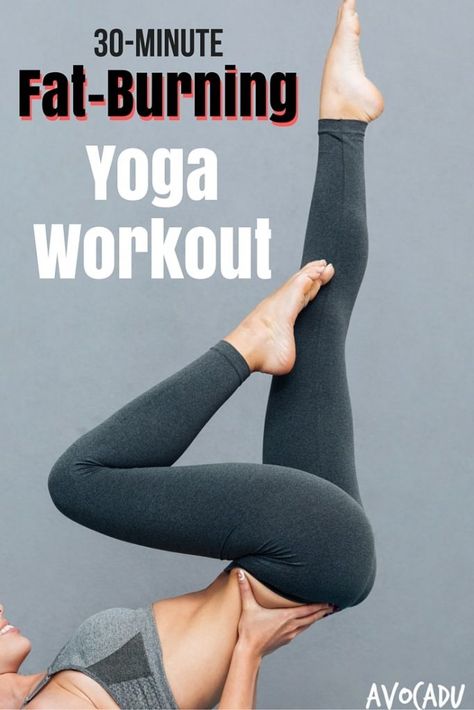 30-Minute Fat Burning Yoga Workout for Beginners | Yoga Poses for Beginners | Yoga for Weight Loss| Yoga for Beginners | Avocadu.com Yoga Workout For Beginners, Fat Burning Yoga, Beginner Workouts, Poses For Beginners, Yoga Burn, Yoga Video, Beginners Yoga, Beginner Yoga, Fitness Plan