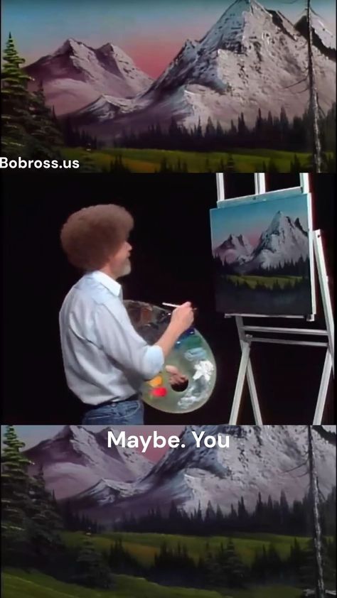 BobrossLegend | Capturing the Playful Essence of a Stream . . .. . . . . #art #painting #bobrosspainting #artist #bobross #bob ross painting #the joy of... | Instagram Bob Ross Paintings Tutorials, Bob Ross Meme, Painting Bob Ross, Countertops Epoxy, Bob Ross Art, Bob Ross Paintings, Epoxy Countertop, The Joy Of Painting, Bob Ross