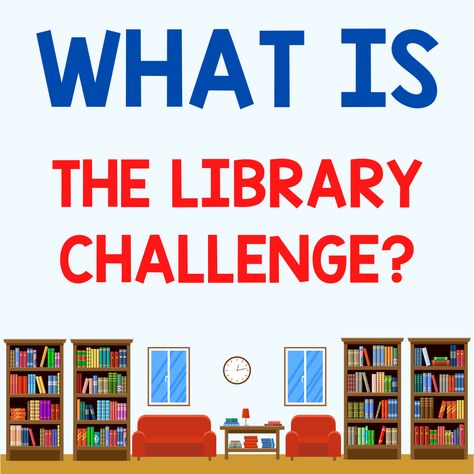 The Monthly Library Challenge is a fun way for School Librarians to make their libraries even better! The Challenges started in 2019, and they have changed a lot over the […] School Library Orientation, School Library Reading Challenges, Library Orientation High School, Library Lovers Month, Personal Library Ideas, Library Middle School, Library Room Ideas School, Library Lesson Plans Elementary, School Library Activities