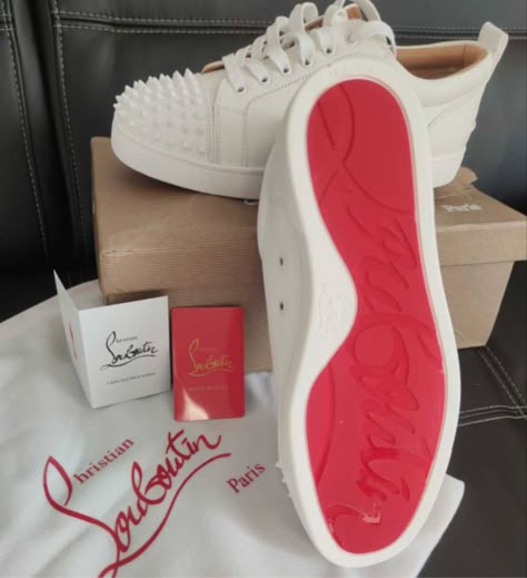 Christian loubuitton red bottom sneakers #dhgate #dhgatefinds #designerdupes #luxuryforless Follow my shop @hkadavy on the @shop.LTK app to shop this post and get my exclusive app-only content! #liketkit #LTKshoecrush #LTKFind #LTKstyletip @shop.ltk https://liketk.it/3Z1Uy Red Bottoms Sneakers Women, Red Bottom Shoes Christian Louboutin, Red Bottom Shoes Women, Loubuitton Shoes, Red Bottoms Outfit, White Red Bottoms, Pink Red Bottoms, Louboutin Sneakers Women, Bottom Of A Shoe