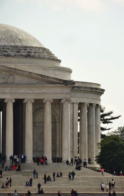 Jefferson memorial Jefferson Memorial, Taj Mahal, Beams, Louvre, Architecture, Building, Travel