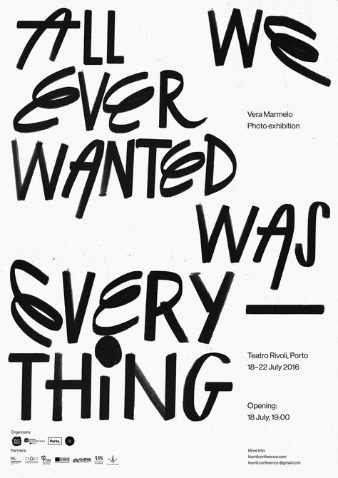 Visuell Identitet, Typo Poster, 타이포그래피 포스터 디자인, Typography Poster Design, Typographic Poster, Type Posters, Graphic Design Inspo, Poster Designs, Typography Letters