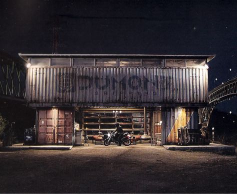 Project: Shipping Container Garage| Builds and Project Cars forum | Container Bars, Shipping Container Garage, Shipping Container Workshop, Container Garage, Shipping Container Sheds, Shipping Container Buildings, Shipping Container Architecture, Cool Garages, Container Cabin