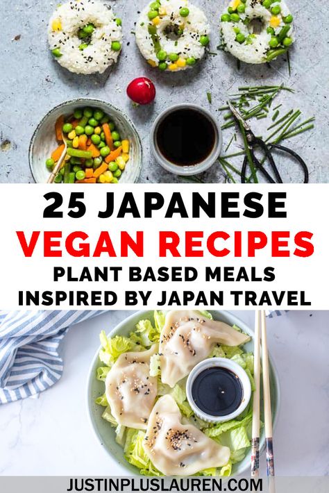 Want to make Japanese food at home? Whether you want to be reminded of past travels to Japan or bring a taste of Japan to your kitchen, here are 25 vegan Japanese recipes that you'll love!   #Vegan #Japan #Japanese #Recipes #PlantBased  Japanese food at home | Vegan Japanese recipes | Traditional Japanese recipes | Vegetarian Japanese food | Vegan Japanese meals Easy Korean Food Recipes Vegetarian, Traditional Japanese Sushi Recipes, Easy Vegan Japanese Recipes, Plant Based Japanese Recipes, Japan Vegan Food, Japanese Food Recipes Vegetarian, Japanese Diet Food, Sushi Recipes Vegan, Veg Japanese Food