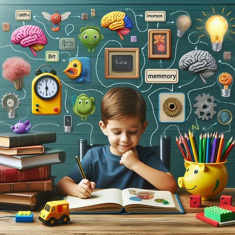 Boost children's memory with multisensory learning, repetition, structured play, nutrition, and sleep for better cognitive growth . Visual Memory Activities, Structured Play, Multisensory Learning, Memory Improvement, Memory Activities, Multi Sensory Learning, Neural Connections, Executive Functioning Skills, Memory Games For Kids