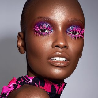 Danessa Myricks Beauty Makeup (@danessa_myricks) • Instagram photos and videos Coloured Lashes, Colored Lashes, Funky Makeup, Danessa Myricks, Bold Eye Makeup, Makeup Pro, Bold Eyes, Diy Beauty Recipes, Beauty Shoot