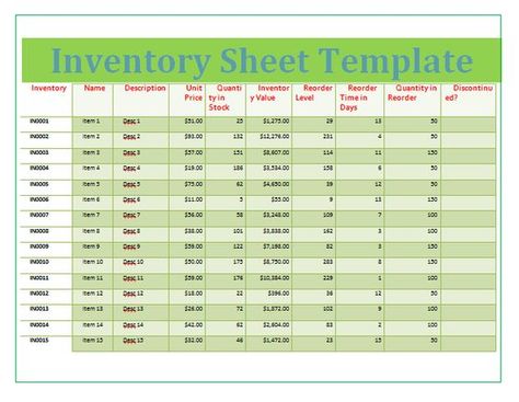 Store Inventory Sheet, Inventory Management Templates, Homemade Shotgun, Housekeeper Checklist, Inventory Sheet, Time Management Work, Salon Mirror, Inventory Printable, Pricing Formula