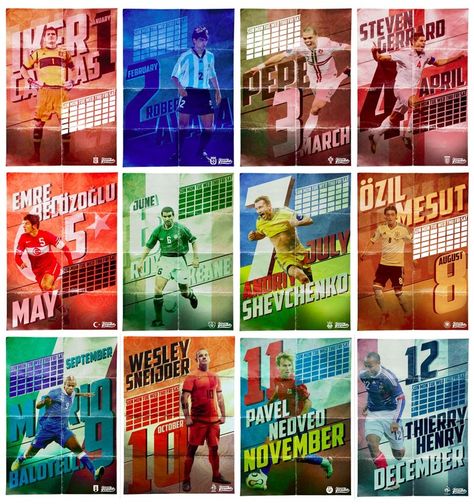 Football calendar 2013 by Kareem Gouda, via Behance Football Calendar, Football Graphics, Roy Keane, Vintage Calendar, Football Tournament, European Football, Egyptian Art, Calendar Design, Desk Calendars