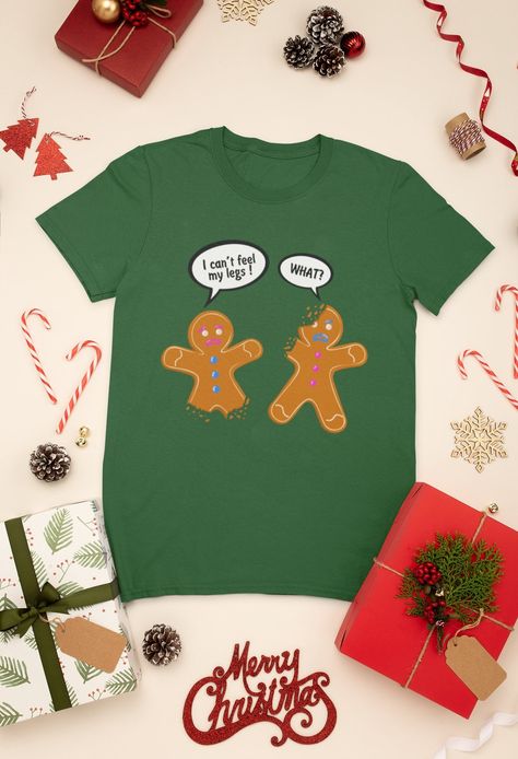 Christmas Cookie Shirt, Cookie Shirt, Christmas Ideas Gifts, Gifts For A Baker, Tennis Shirts, Hockey Team, Gingerbread Men, Hockey Teams, Gingerbread Man