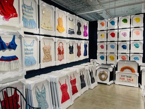 Stevewintersdesigns.com - Women's Swimsuits Vintage Framed Women's Swim Suits, Bathing Suits Boathouse Decorating Ideas, Vintage Bathing Suit Wall Art, Tahoe House Decor, Vintage Coastal Art, Vintage Beach Art, Vintage Nautical Aesthetic, Nautical Flags Decor, Framed Clothing, Lakehouse Vibes