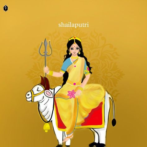 Navaratri 1st Day Shailaputri, Navratri 1st Day Devi Shailputri, Navratri Devi Images Day 1 To 9, Navratri 9 Devi Images, Shailaputri Devi Images, Navratri 1st Day Devi, Navratri 1st Day, 1st Day Of Navratri, Navratri Shailputri