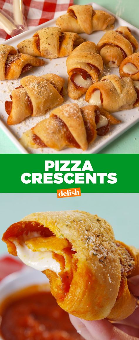 Croissant Pizza Roll Ups, Halloween Pizza Crescent Rolls, Pizza Crescent, Cresants Roll Recipes Pizza, Pizza Crossaint Rolls, Croissant Crust Pizza, Pizza Crossaints, Cressant Roll Pizza, Pizza Croissant Rolls