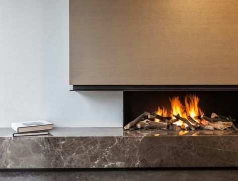 #Evpalia #fireplace  #inspirationalfireplaces #modern #luxury #livingroom #home #interior #interiordesign Emperador Marble, Fireplace Tv Wall, Contemporary Fireplace, Home Fireplace, Modern Fireplace, Fireplace Wall, Fireplace Design, Living Room Tv, Residential Design