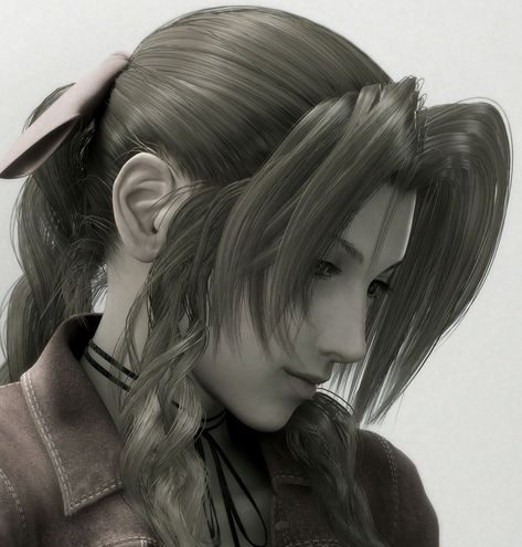 Aerith upscaled with AI Gigapixel Aerith Icon Ff7, Aerith Gainsborough Icons, Zack Fair, Vincent Valentine, Advent Children, Final Fantasy Collection, V Games, Bleach Anime Art, Joker Is