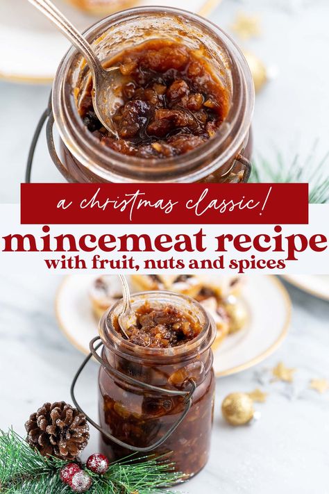 Easy Mincemeat Recipe Copycat Nonesuch Mincemeat, Recipe For Mincemeat, Homemade Mincemeat Recipes, Fruit Mincemeat Recipe, Christmas Mincemeat Recipes, How To Make Mincemeat, Mincemeat Pie Filling, Mincemeat Tarts, Christmas Mincemeat