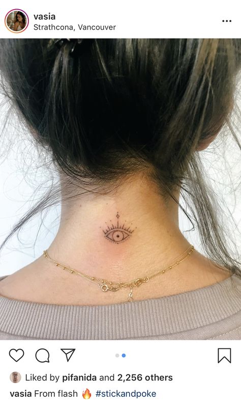 Minimalist Eye Tattoo, Third Eye Tattoos, Evil Eye Tattoo, Boho Tattoos, Minimalist Tattoos, Discreet Tattoos, Dainty Tattoos, Subtle Tattoos, Eye Tattoo