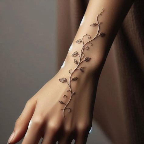 Explore our stunning Vine Arm Tattoos collection, featuring elegant designs that wrap gracefully around the arm. Perfect for those who love nature-inspired art, these tattoos symbolize growth, strength, and connection. From delicate ivy patterns to bold leafy trails, find inspiration for your next tattoo that blends beauty and meaning seamlessly. Tattoos That Symbolize Self Love, Laurel Wreath Crown, Ivy Tattoo, Around Arm Tattoo, Vine Tattoo, Meaningful Tattoo, Vine Tattoos, Sun Tattoos, Unique Products Design