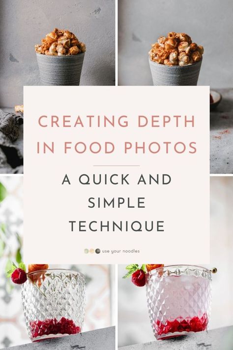 Creating depth in food photos is often spoken about, but what does it really mean? A simple way to creating depth in your food photography. Food Photography Set Up, Simple Food Photography Ideas, Editorial Food Photography, Food Staging Photography, Food Product Photography Ideas, Simple Food Photography, Celebrate Photography, Food Photography Lighting Setup, Spice Photography