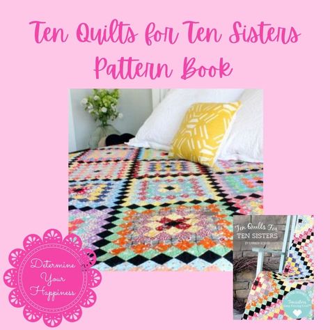 You will love this Quilt Pattern Book. Ten Quilts for Ten Sisters! Get your pattern book here: https://determinehappiness.etsy.com/listing/1702458046/ten-quilts-for-ten-sisters-pattern-book Get your EasyPiecing Grid Here: https://determinehappiness.etsy.com/listing/1436707895/easypiecing-grid-from-ten-sisters Also, you can find my Etsy Shop in my Bio. #determinehappiness #determineyourhappiness #quilthappy #quilterslife #quiltingfun #tensisterseasypiecinggrid #EasyPiecingGrid #gridquilts ... Quilt Pattern Book, Pieced Quilts, Quilt Piecing, Pattern Books, Easy Projects, Quilt Pattern, Beautiful Patterns, Quilt Patterns, Love This