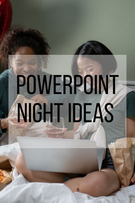 Looking for a fun and creative way to spend an evening with your friends? PowerPoint Night is the perfect solution! Gather your friends, grab some snacks, and get ready to laugh and learn. With 10 fun and creative PowerPoint Night topics to choose from, there's something for everyone. So what are you waiting for? Round up your friends and start planning your next PowerPoint Slideshow Ideas With Friends, Funny Powerpoint Ideas For Friends, Presentation Ideas For Friends, Powerpoint Night Topics, Power Point Night Ideas With Friends, Funny Powerpoint Ideas, Powerpoint Night Ideas, Party Themes For Teenagers, Topic Ideas