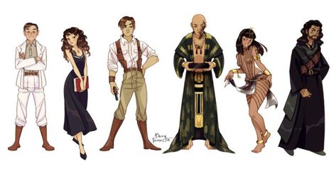 The Mummy Film, Character Lineup, The Mummy 1999, Mummy Movie, Brendan Fraser, Image Film, The Mummy, Model Sheet, Indiana Jones