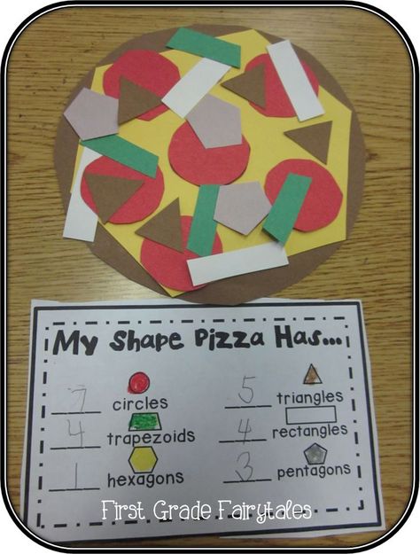 Shape Pizza, Lights Diy, Shapes Preschool, Party Crafts, Primary Maths, Unit Studies, Diy Pool, Math Geometry, Math Stations