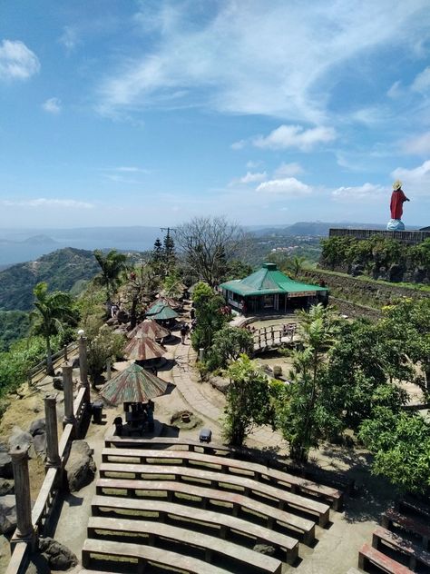 People's Park in the Sky Tagaytay City People's Park Tagaytay, Peoples Park In The Sky Tagaytay, Sky Ranch Tagaytay Aesthetic, Tagaytay City, Tagaytay, Girl Drawings, City Park, Tourist Spots, Archipelago