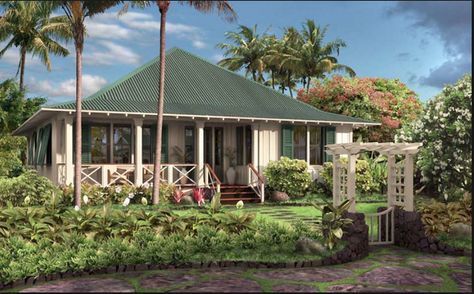 Lava rock detail Hawaiian House Plans, Modern Stilt House, Stilt House Plans, Hawaiian House, Hawaiian Homes, House On Stilts, Beach House Plans, Building Plans House, Hawaii Homes