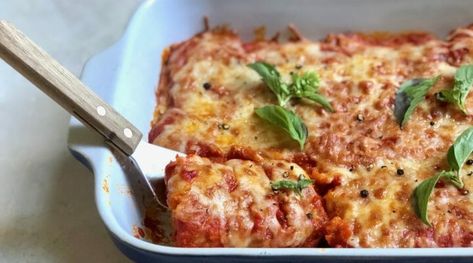 Oven Baked Tofu Recipes, Vegetarian Parmigiana, Vegan Tofu Parmesan, Tofu Parmigiana, Tofu Parmesan, Vegan Eggplant Parmigiana, Tofu Lasagna, Vegetable Bolognese, Baked Tortellini Casserole